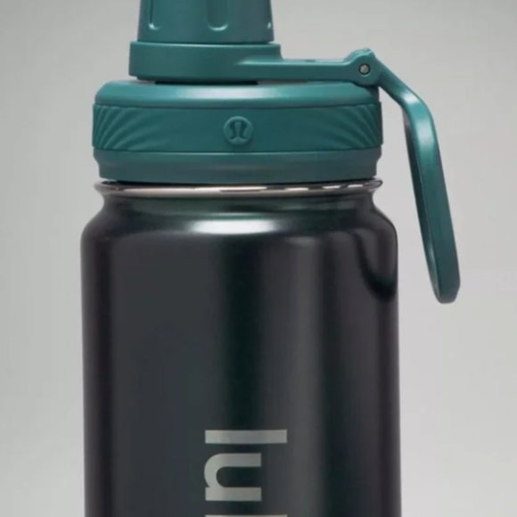 (2384) NEW LULULEMON Back to Life Sport Bottle 24oz in STORM TEAL - Picture 3 of 3